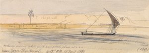 Cerca de Gezir Shendowiel de Edward Lear